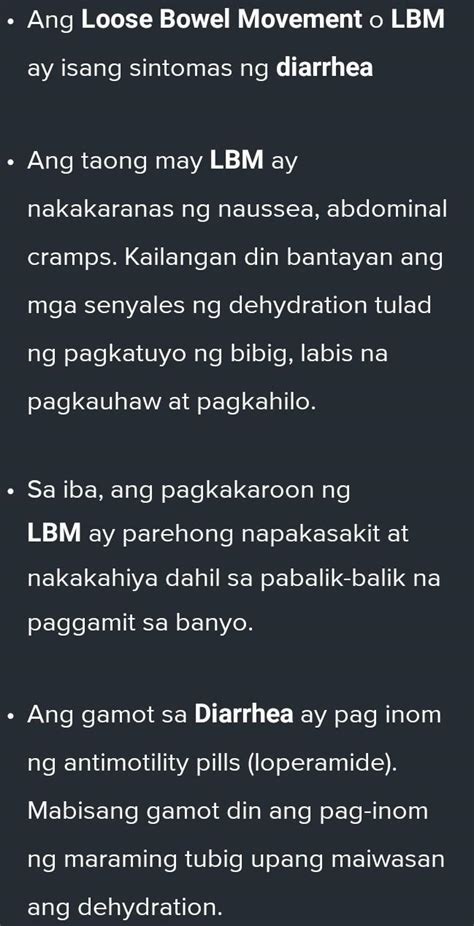 lbm meaning in tagalog